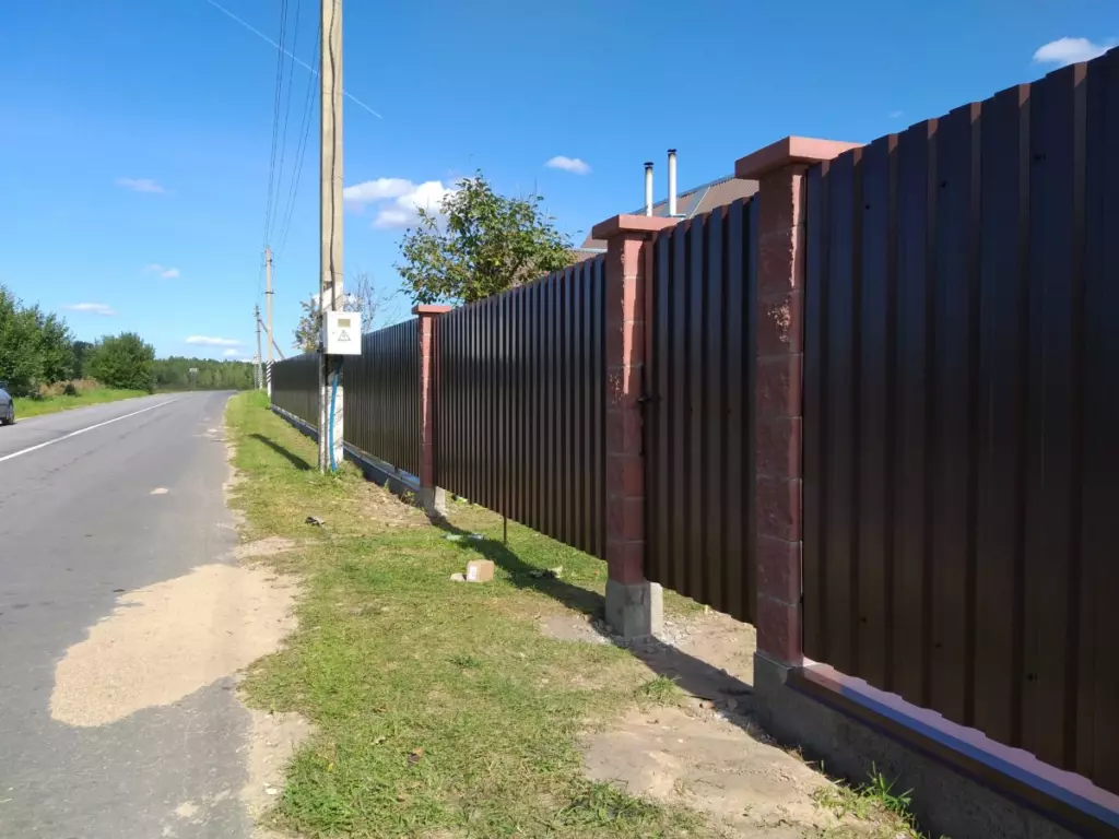 строительство забора на участке