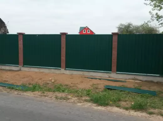 монтаж забора цена