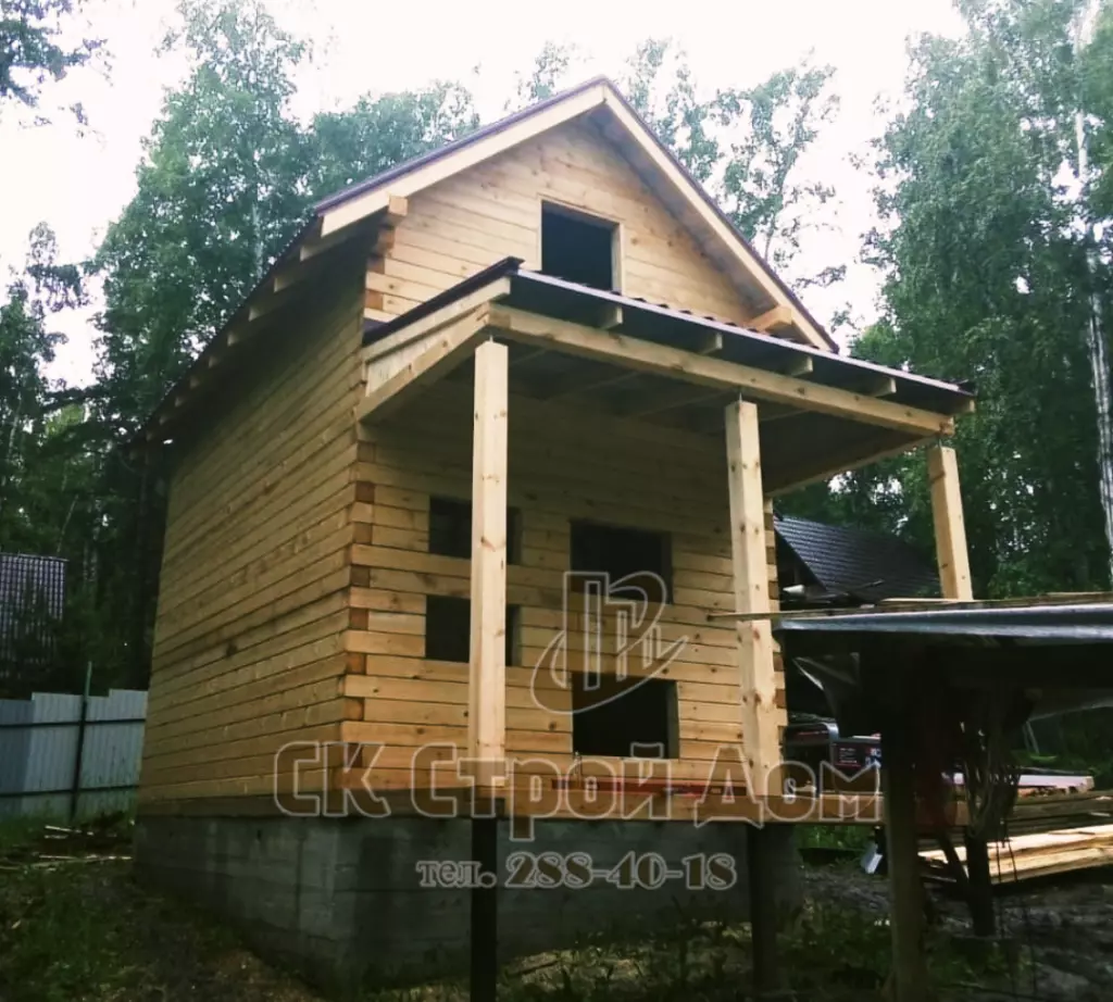 построить дом из клееного бруса