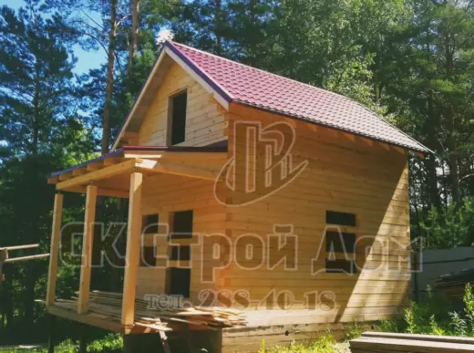 дом из клееного бруса под ключ