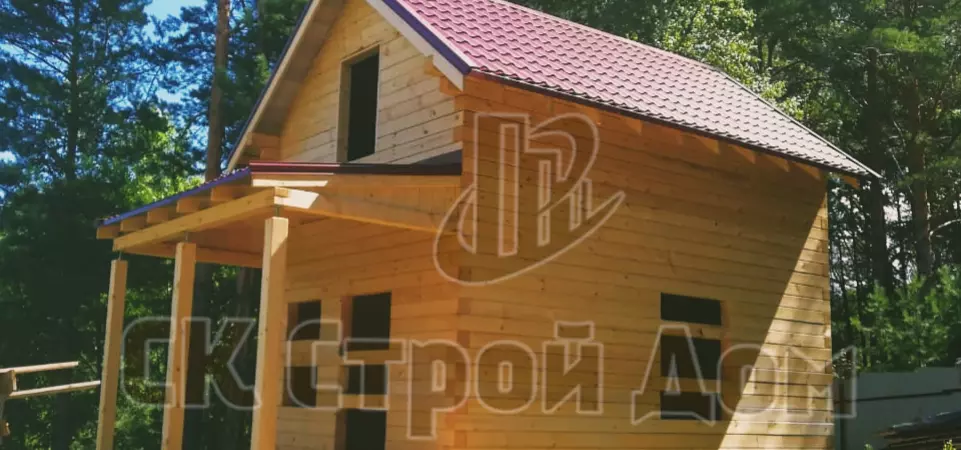 дом из клееного бруса под ключ